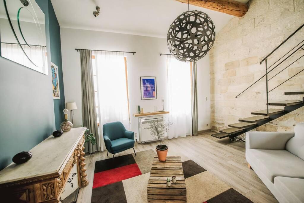 Duplex Climatise Centre Ancien 7Min A Pied Du Palais 6 Couchages Apartment Avignon Exterior photo
